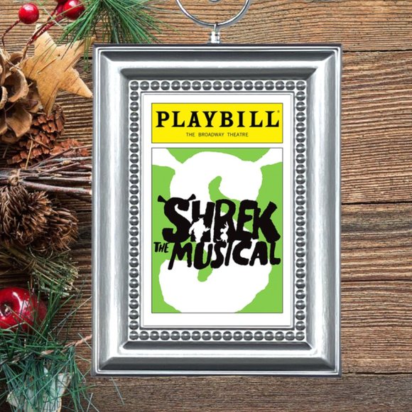 Shrek Broadway Musical‎ Playbill Christmas Tree Ornament - Picture 1 of 3